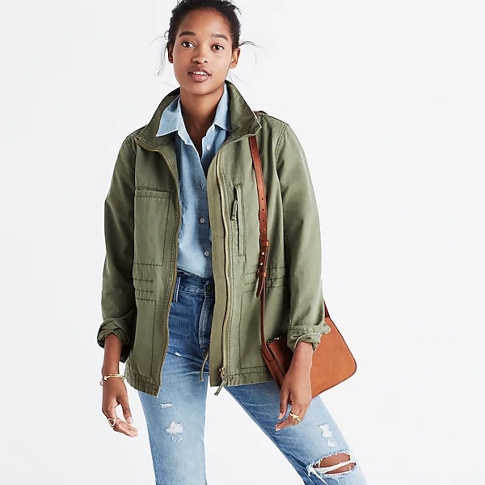 Madewell Fleet Jacket / Green Utility Coat